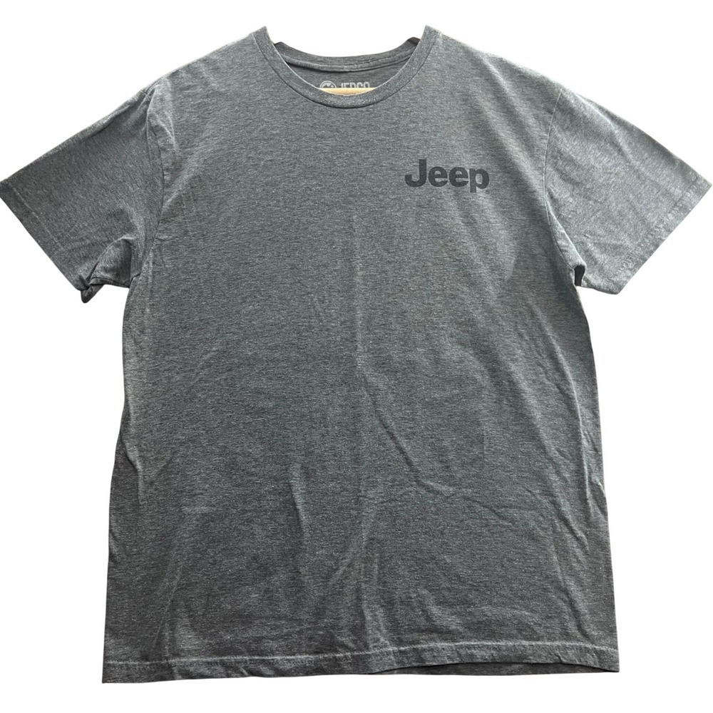 Jedco Jeep Sun Circle Maryland Flag Graphic T-Shirt Mens Large Gray